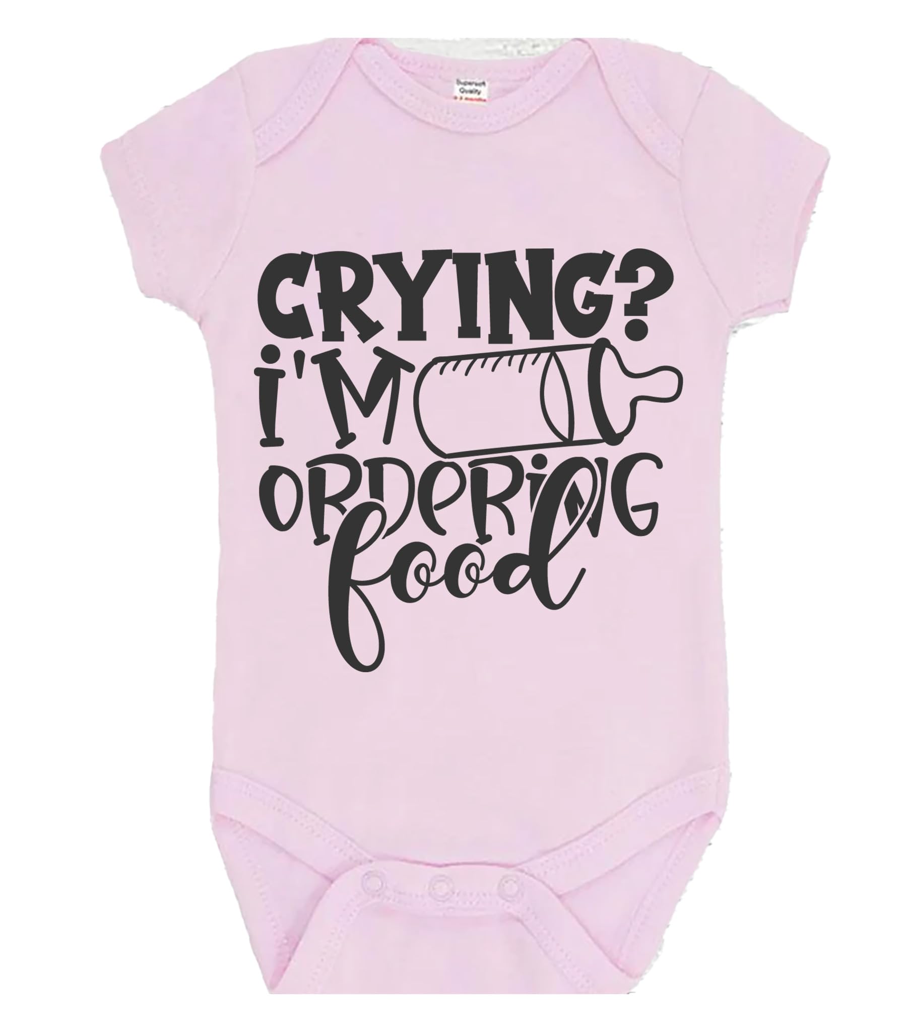 Crying ? Im Ordering Food Baby Bodysuit Gift Baby Bodysuit choice of colours