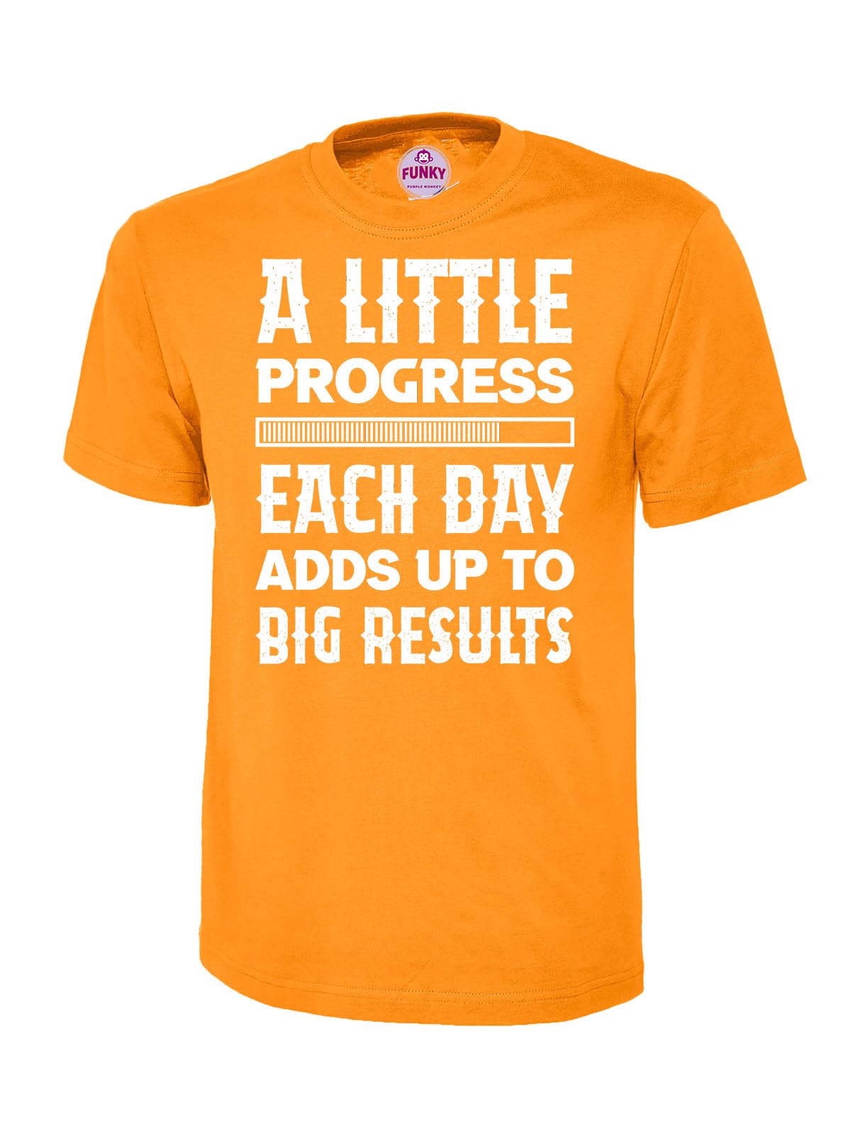 A Little Progress Each Day Inspirational Motivational T-Shirt, Graphic T-Shirt Design