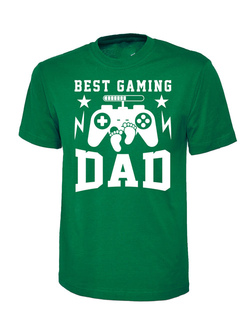 BEST GAMING DAD T-SHIRT  Graphic T-Shirt Design Choice Of Colours Gift for Dad