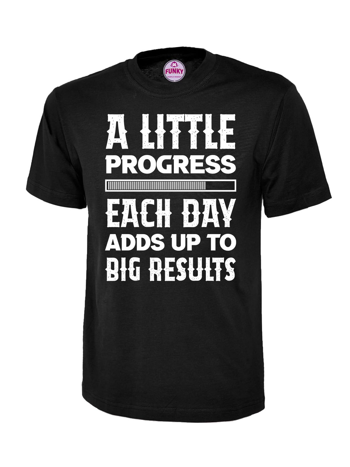 A Little Progress Each Day Inspirational Motivational T-Shirt, Graphic T-Shirt Design