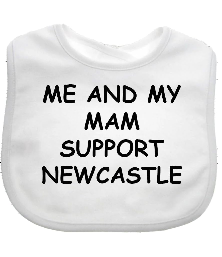 Me And My MAM Supports Baby NEWCASTLE Bib choice of colours