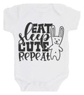 Eat Cute Repeat Bodysuit Gift Baby Bodysuit choice of colours