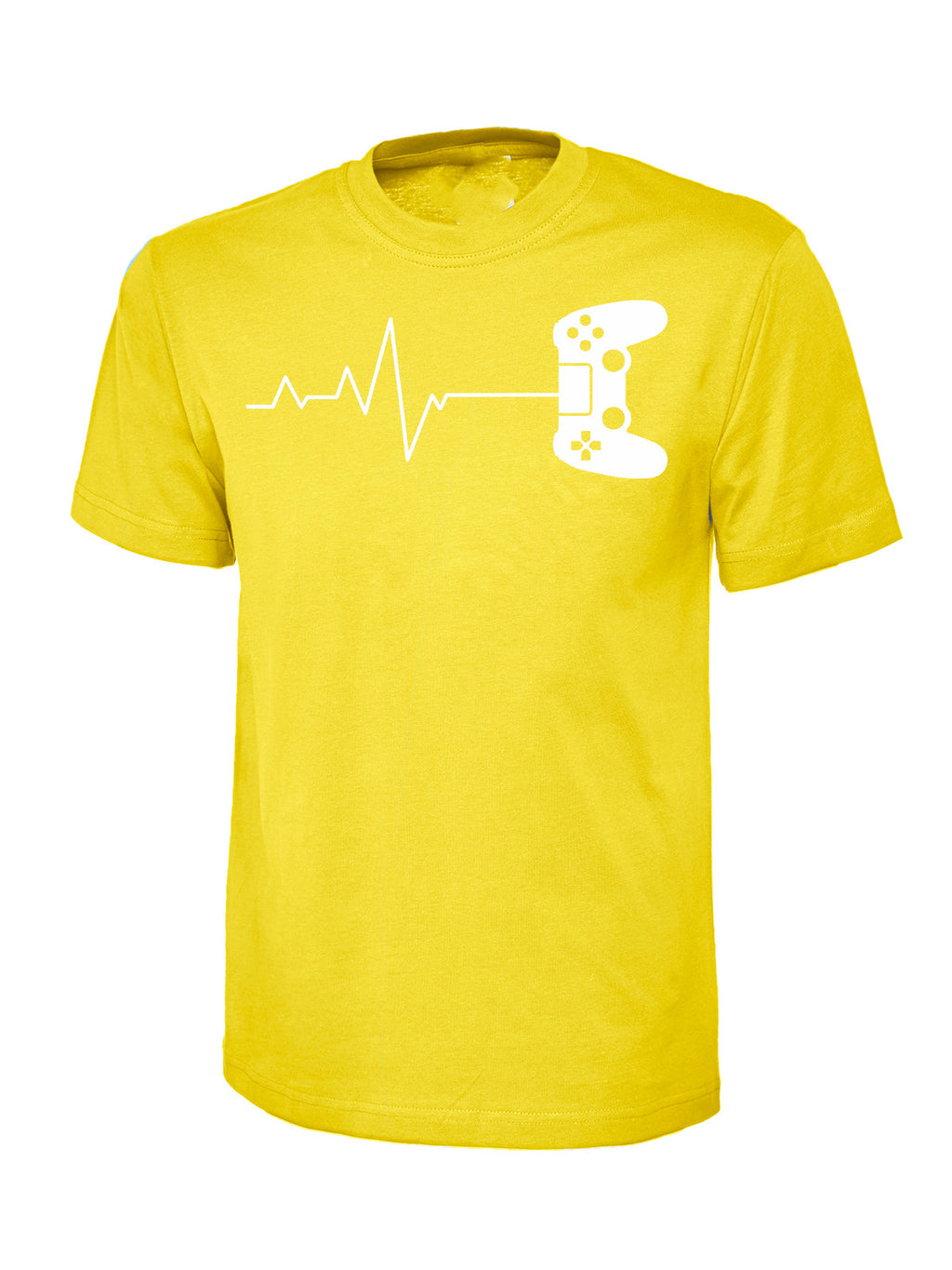 Heartbeat Line Gaming T-Shirt Graphic T-Shirt Design Choice of Colours