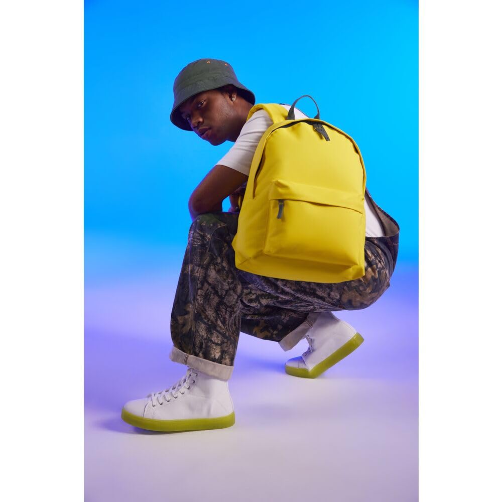 Classic Backpack with Front Pocket Yellow