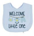 Funny Baby Bib Welcome Little One Boy Girl Gift EMBROIDERED BABY BIB