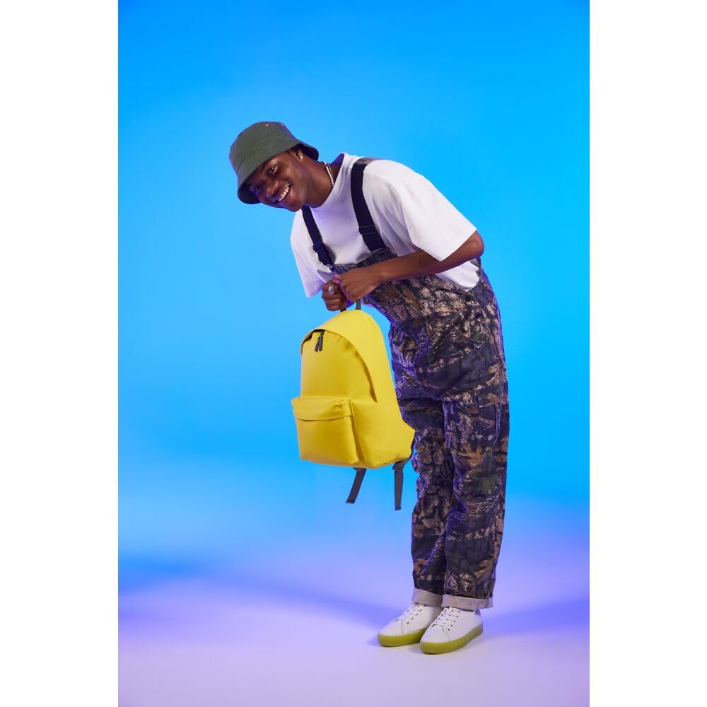 Classic Backpack with Front Pocket Yellow