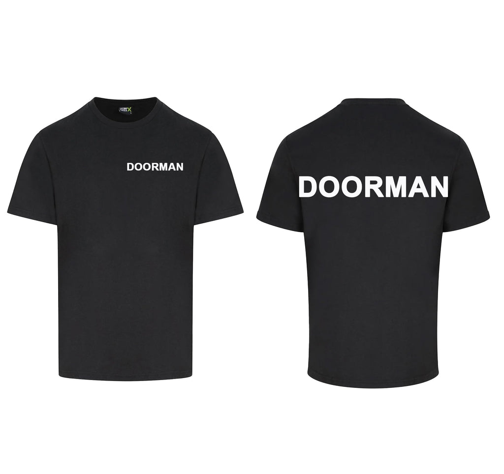 Doorman Work Wear Uniform Mens Womens T-Shirt