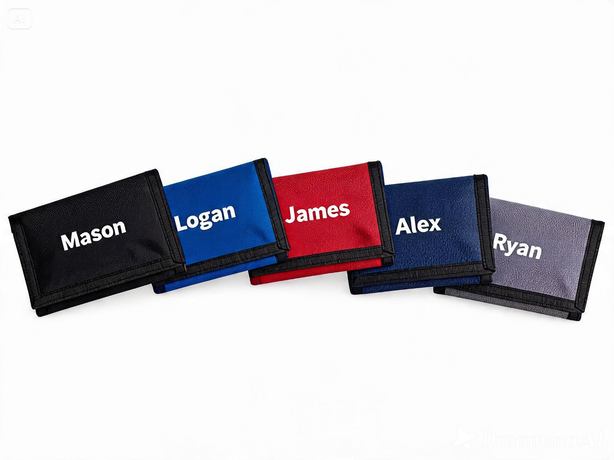 Personalised Kids Wallet Custom Printed Boys & Girls Money Purse Coin Pouch