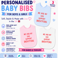 Me And My Dad Supports Brentford Baby Bib choice of colours Baby Feeding Bib