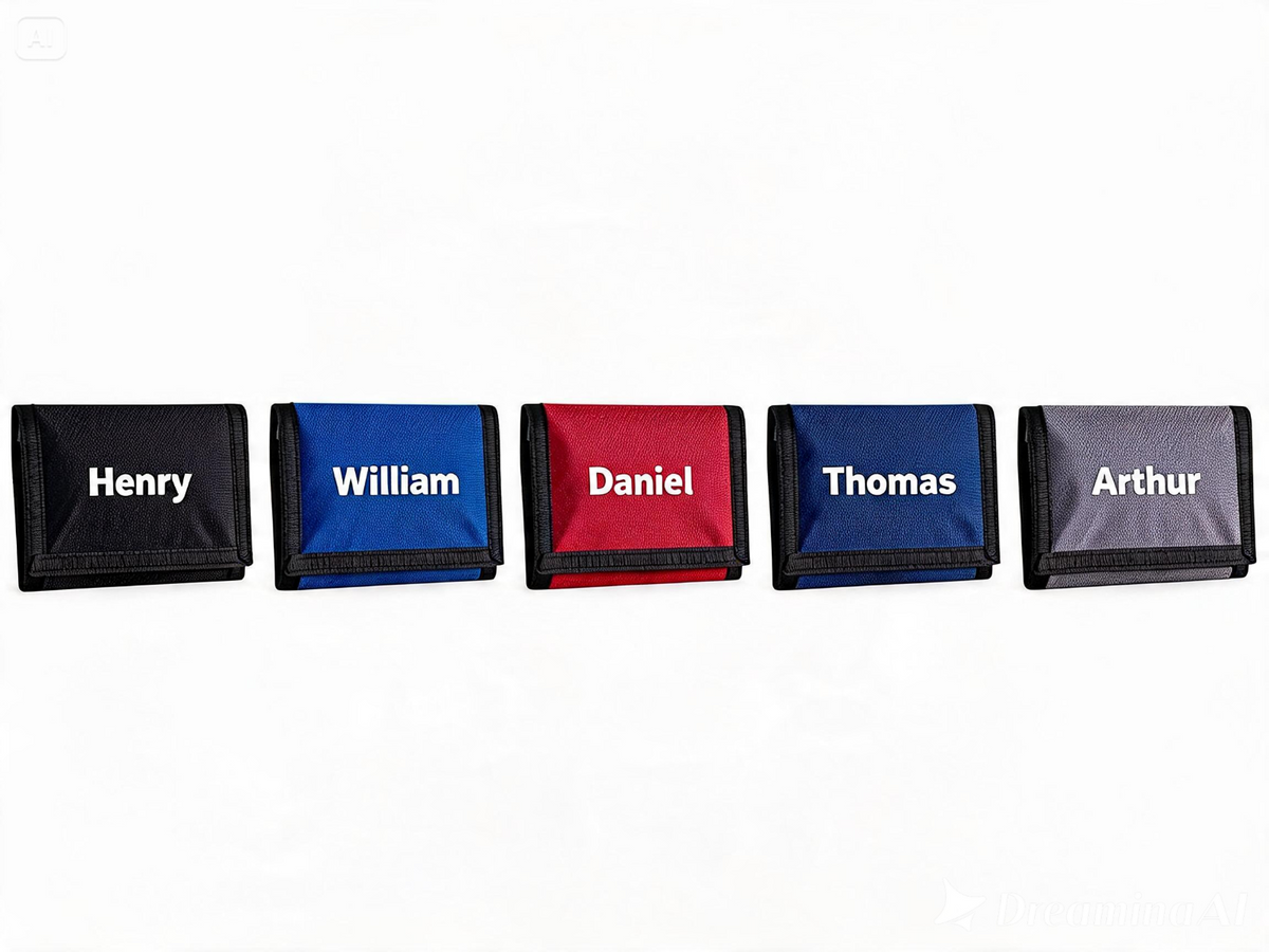 Personalised Kids Wallet Custom Printed Boys & Girls Money Purse Coin Pouch