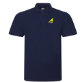 Embroidered Gas Safe Register Classic Polo Shirt Plumber Gas Fitter Navy Blue