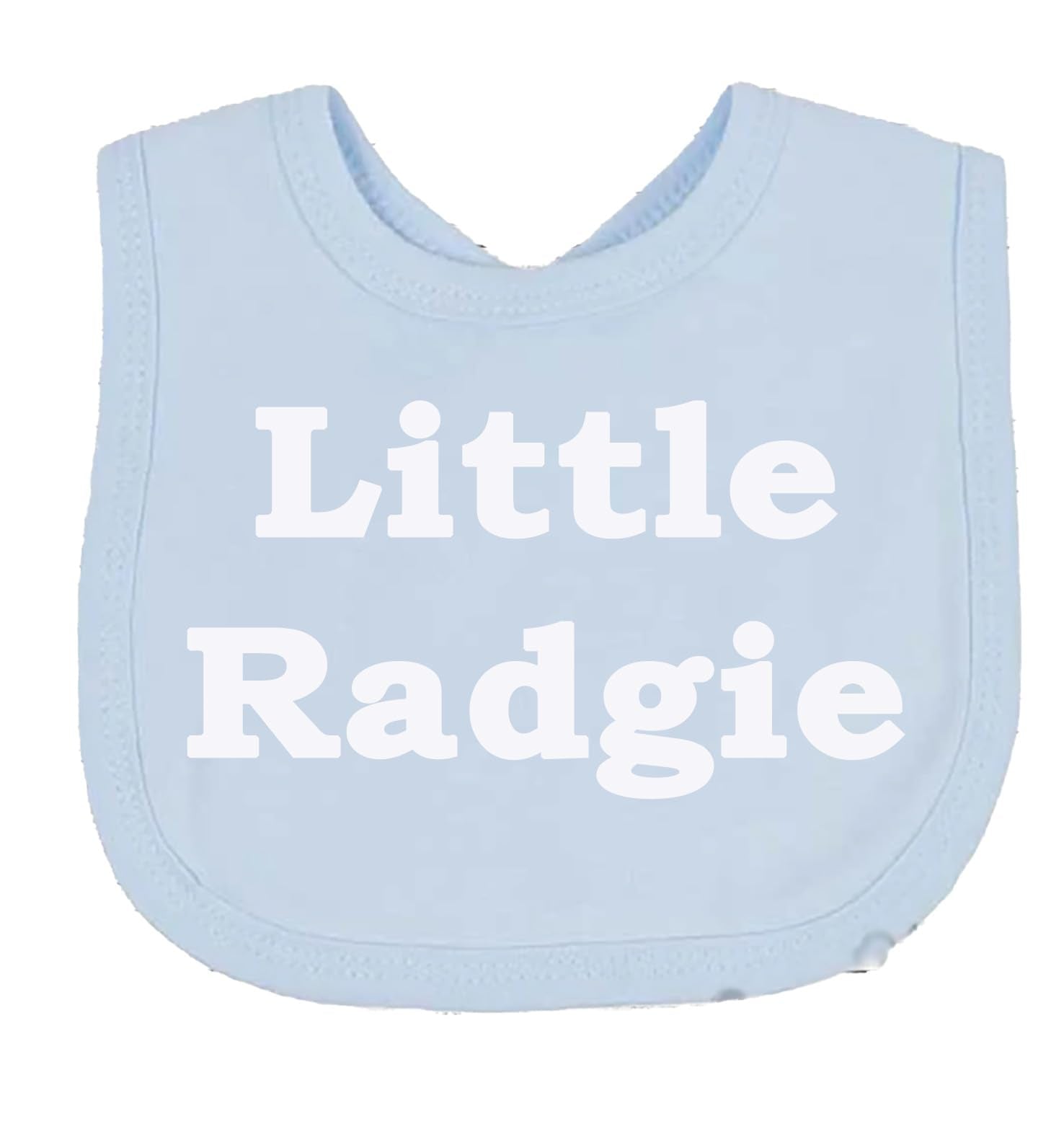 Little Radgie Baby Bib Funny Geordie Boys Girls Baby Bib choice of colours