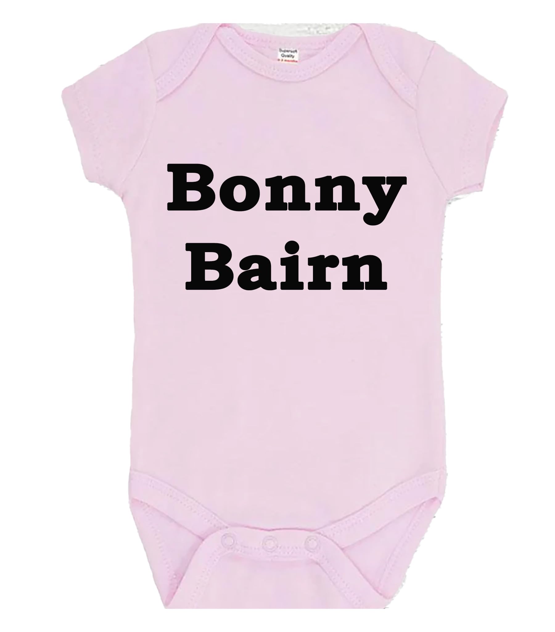 Bonny Bairn Baby Bodysuit Funny Geordie Boys Girls Baby Bodysuit choice of colours