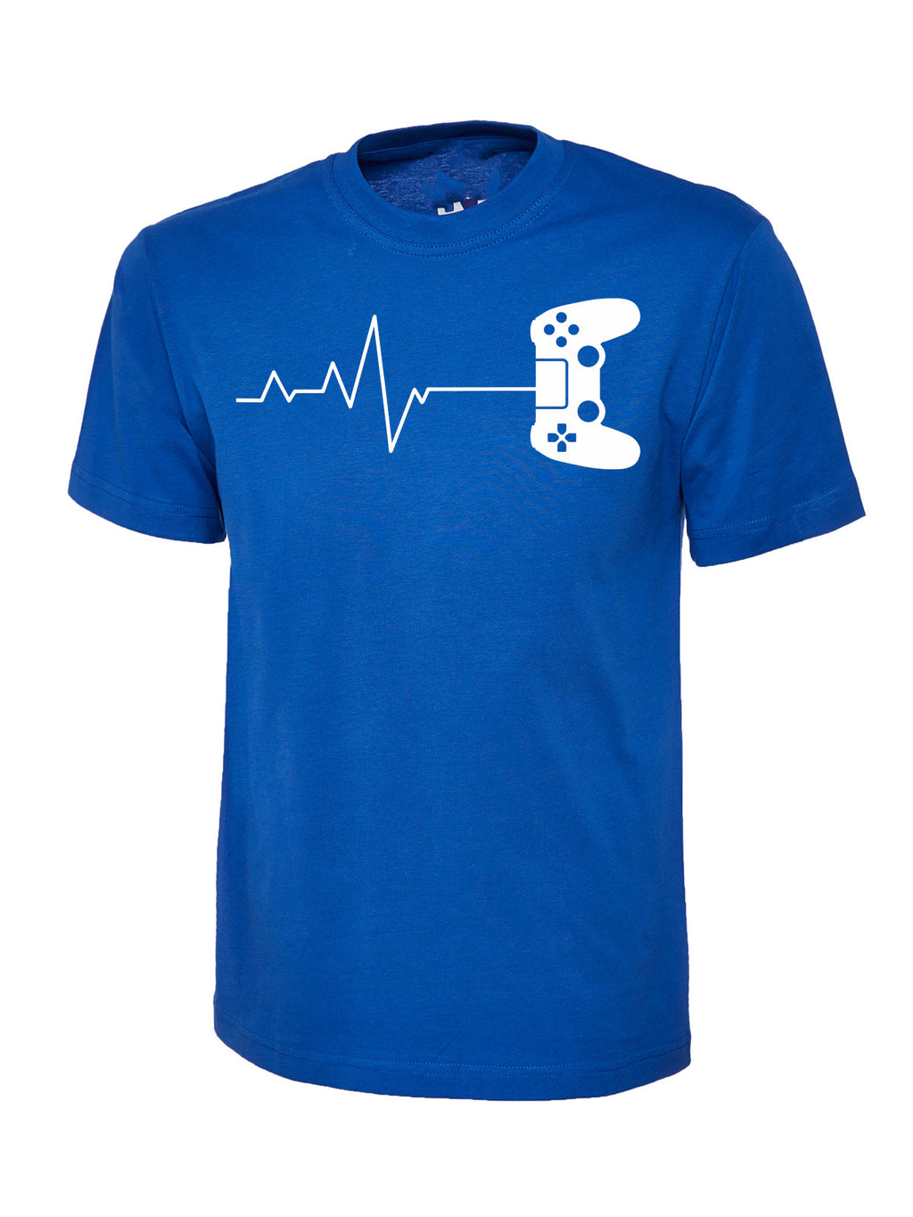 Heartbeat Line Gaming T-Shirt Graphic T-Shirt Design Choice of Colours