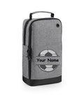 Personalised Football Boot Bag with Name - Footballer Gift Shoe Sports Bag with Foot Ball Design .Choice of Colours