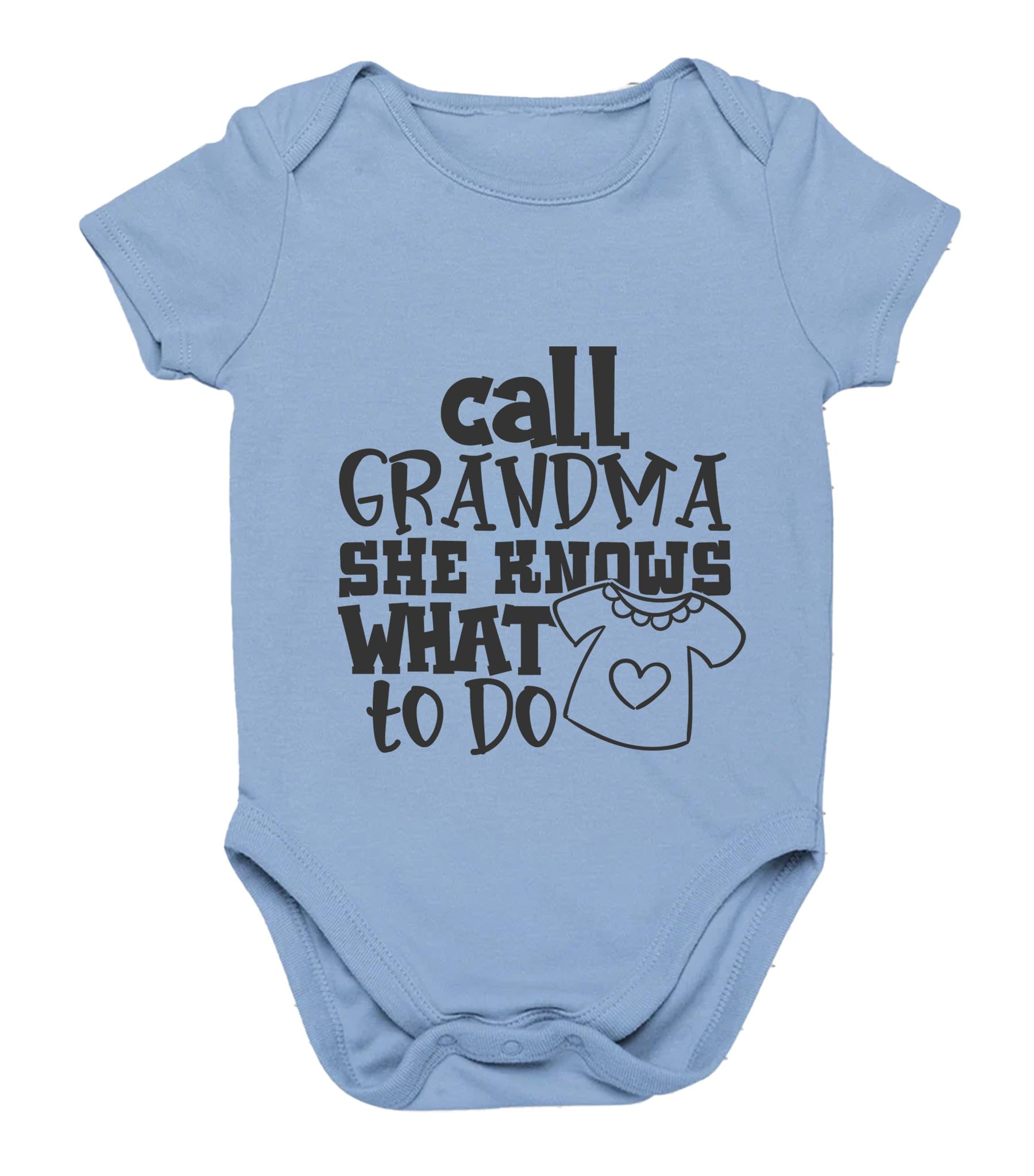 Call Grandma She Knows What To Do Bodysuit GiftBaby Bodysuit choice of colours