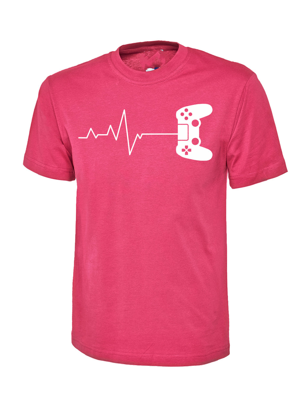 Heartbeat Line Gaming T-Shirt Graphic T-Shirt Design Choice of Colours