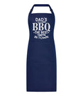 Dads BBQ Apron Novelty BBQ with 2 Pockets Black Apron Dads BBQ The Best In Town