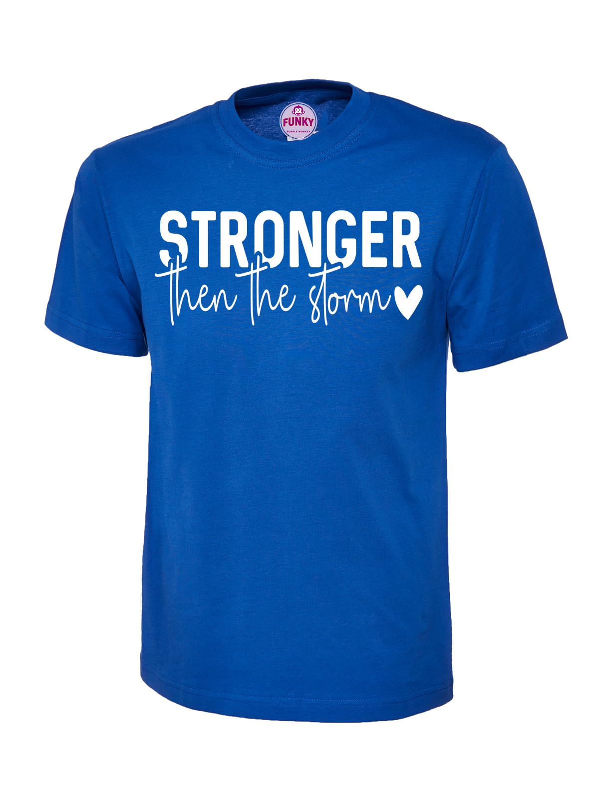 Stronger Than the Storm Inspirational Motivational T-Shirt, Graphic T-Shirt Design