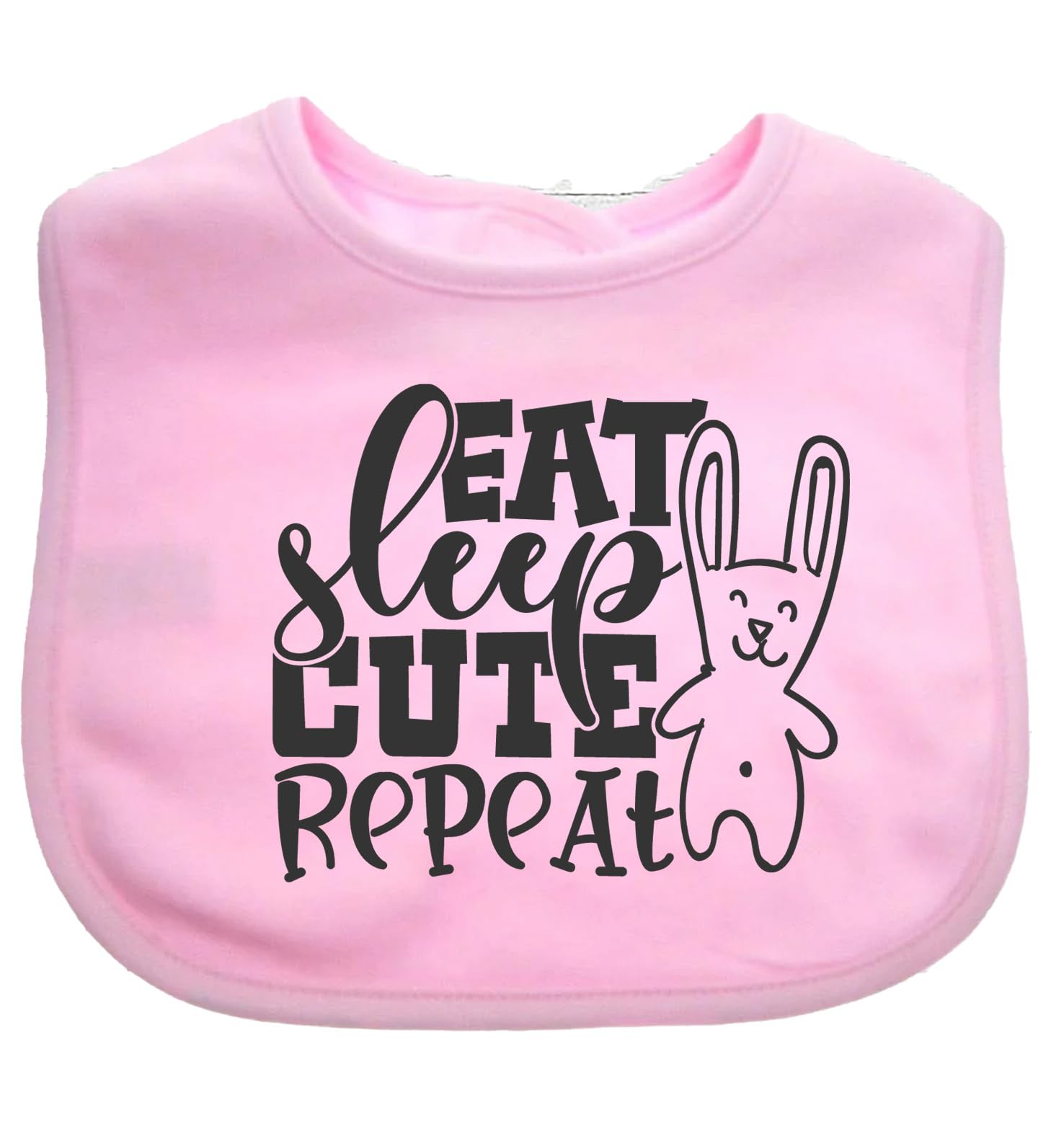 Eat Cute Repeat Baby Bib choice of colours