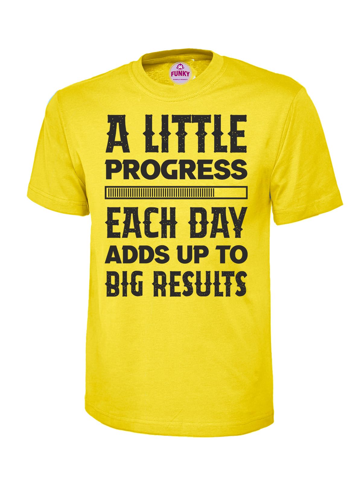A Little Progress Each Day Inspirational Motivational T-Shirt, Graphic T-Shirt Design