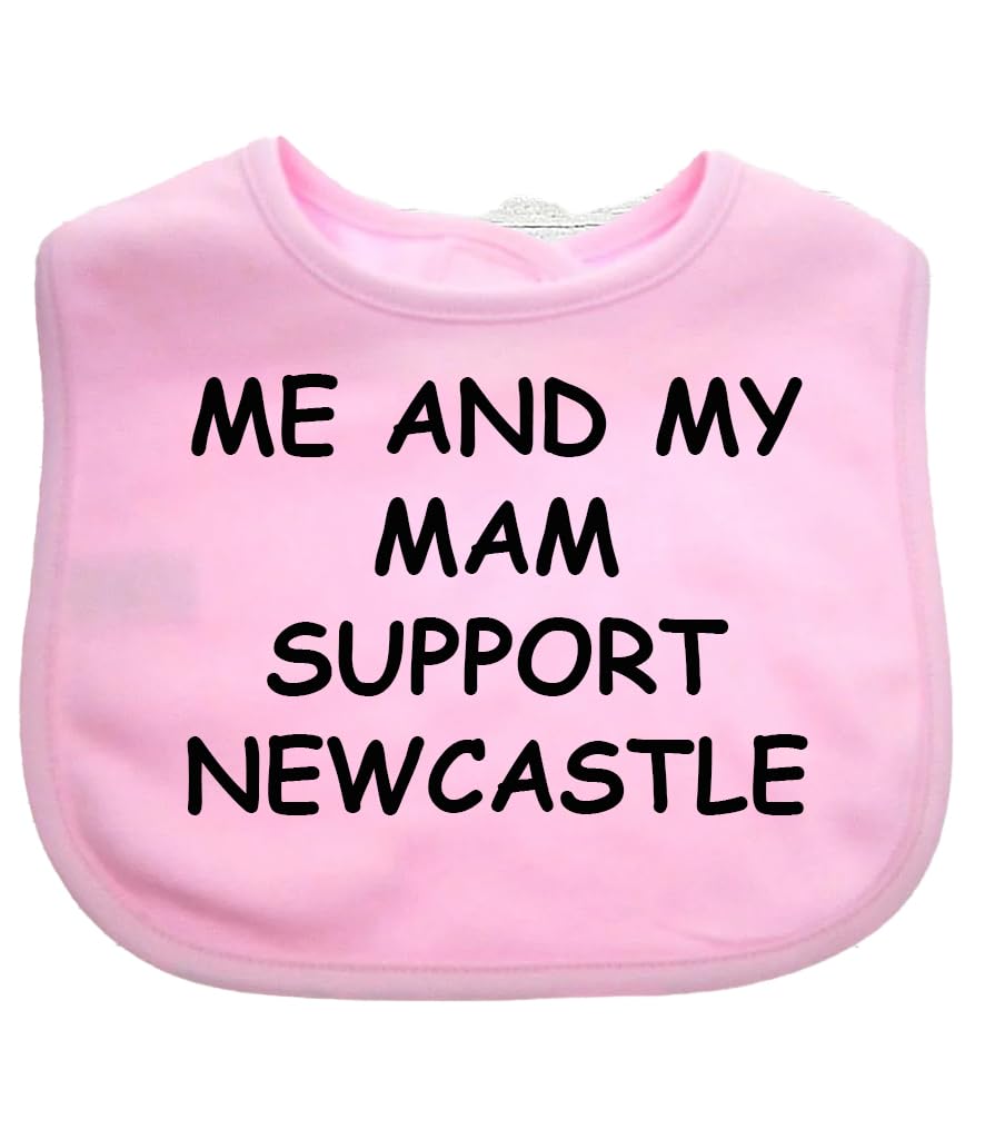 Me And My MAM Supports Baby NEWCASTLE Bib choice of colours