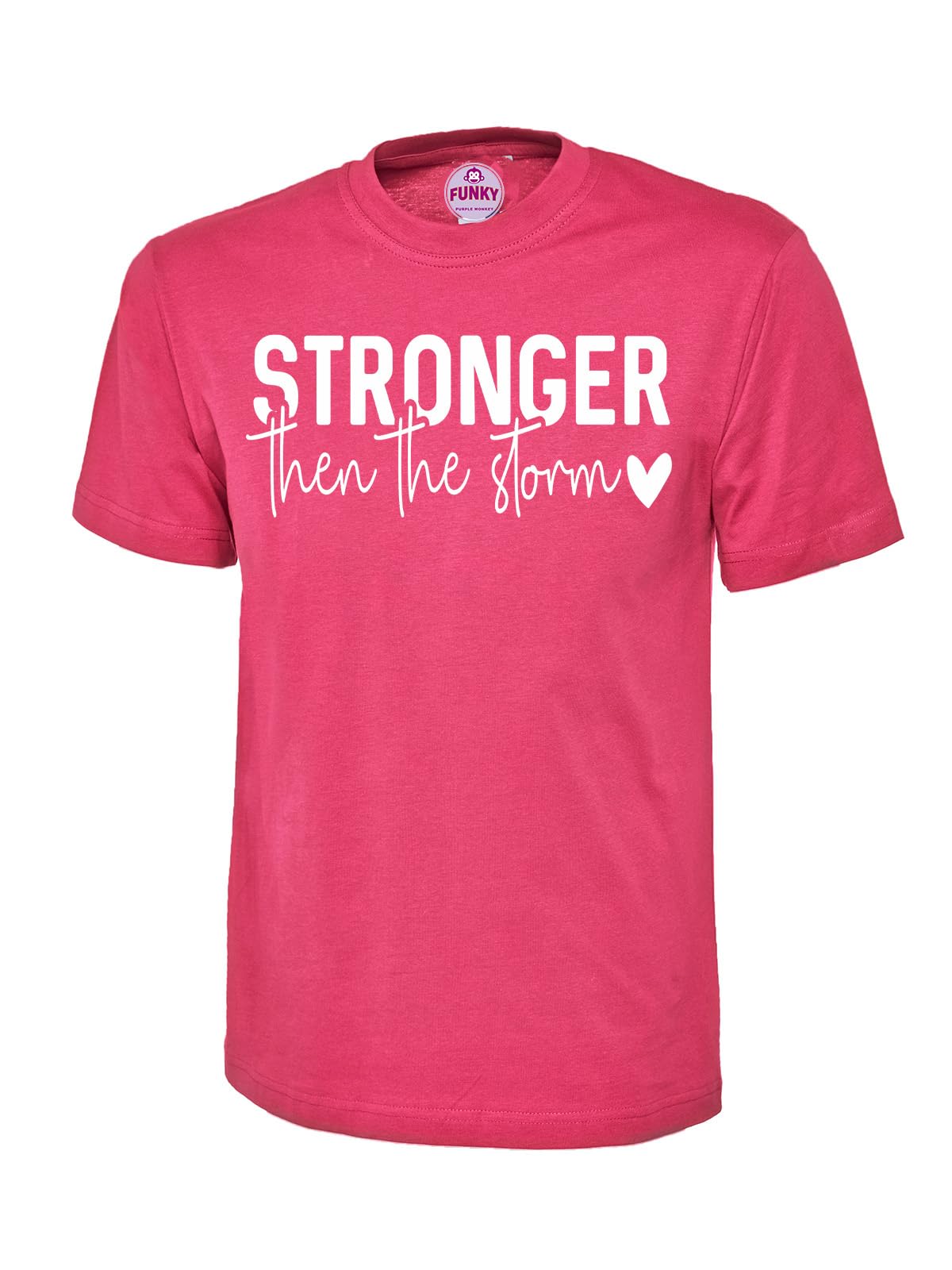 Stronger Than the Storm Inspirational Motivational T-Shirt, Graphic T-Shirt Design