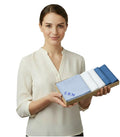 Five Mens Handkerchiefs: Personalised Embroidered Name or Initials, Gift Box Set of 5 Cotton Hankies