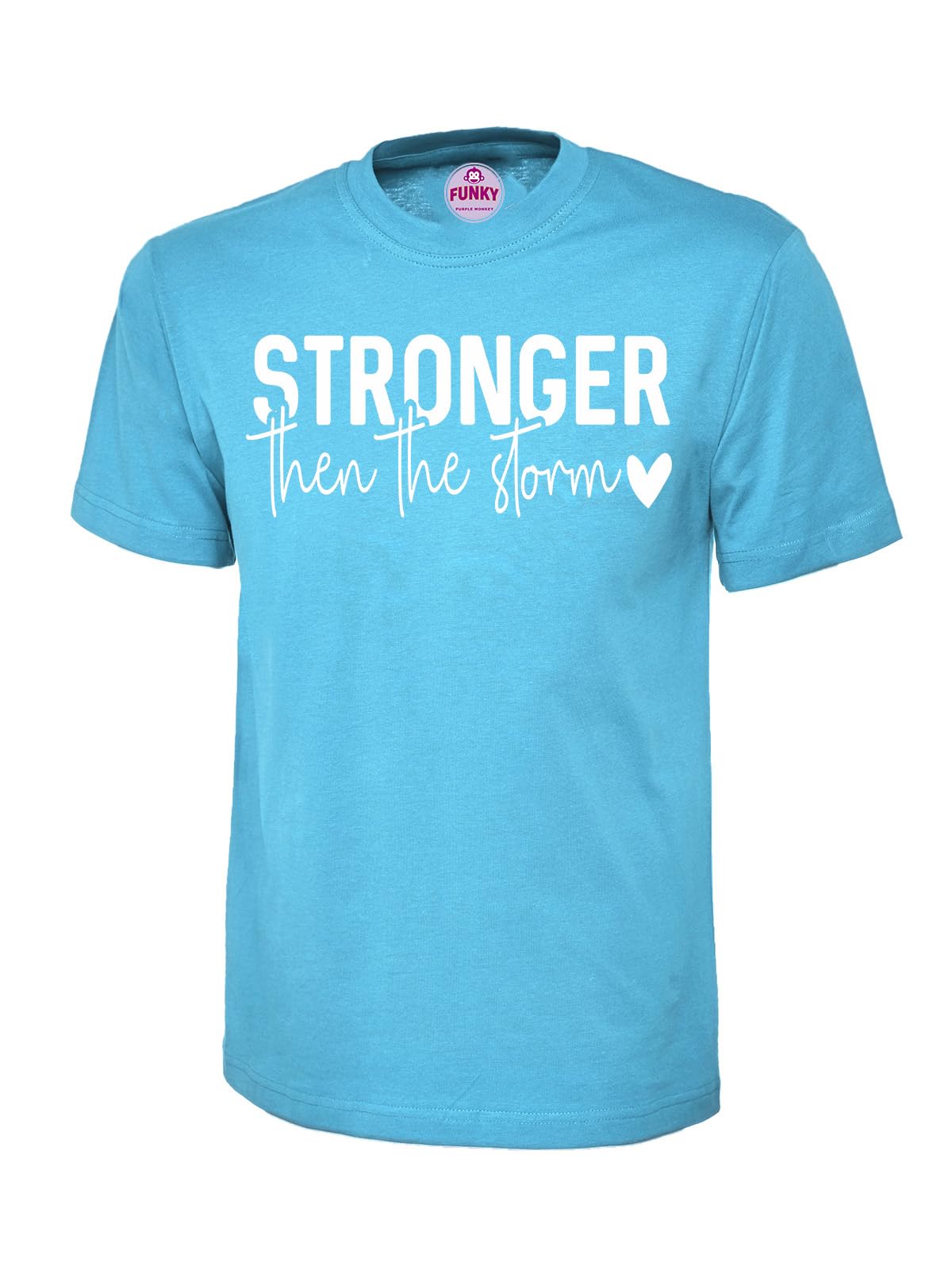 Stronger Than the Storm Inspirational Motivational T-Shirt, Graphic T-Shirt Design