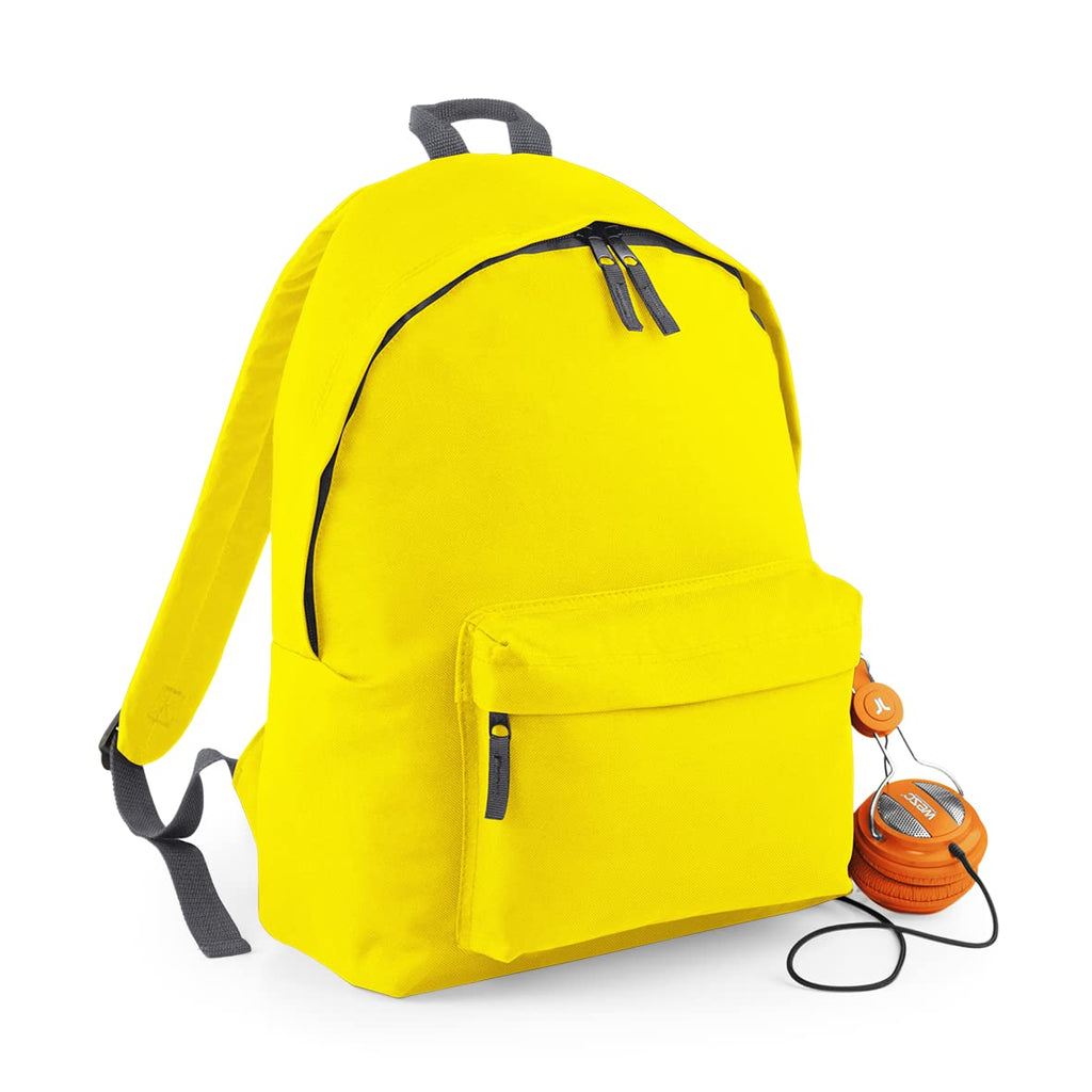 Classic Backpack with Front Pocket Yellow