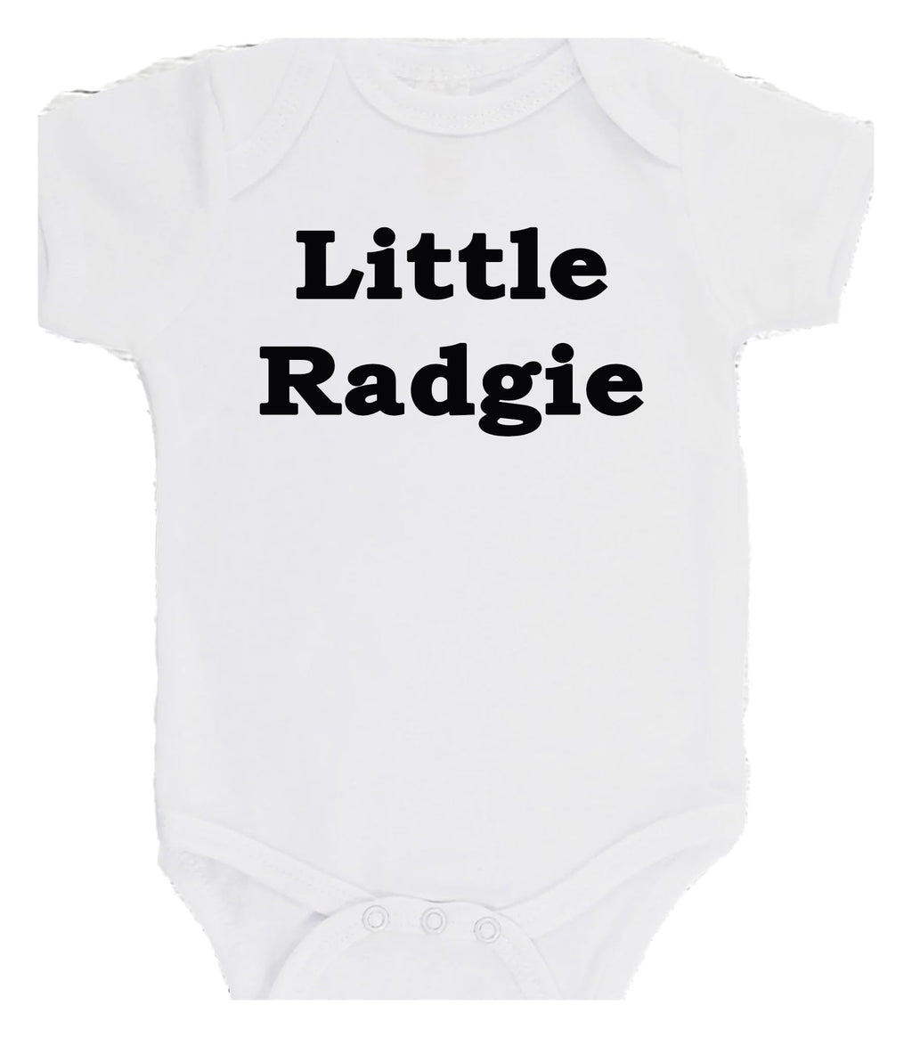 Little Radgie Baby Bodysuit Funny Geordie Boys Girls Baby Bodysuit choice of colours