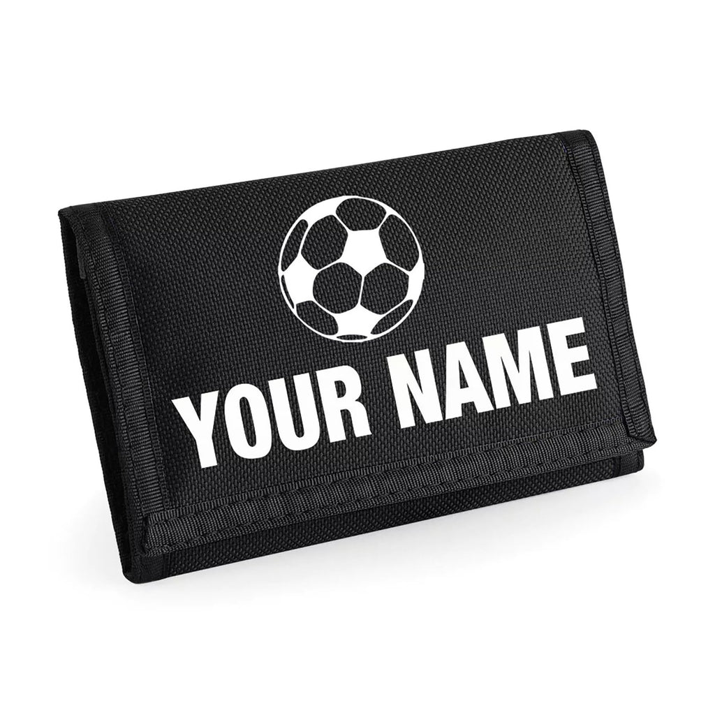 Mens Childs Wallet Personalised Football Wallet Mens Boys Girls