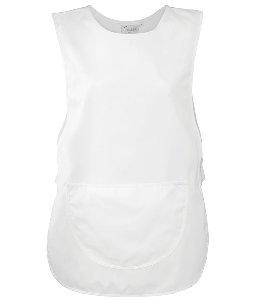 Personalised Custom Embroidered Ladies Pocket Tabard Workwear Bar Cleaning Apron Choice of colours