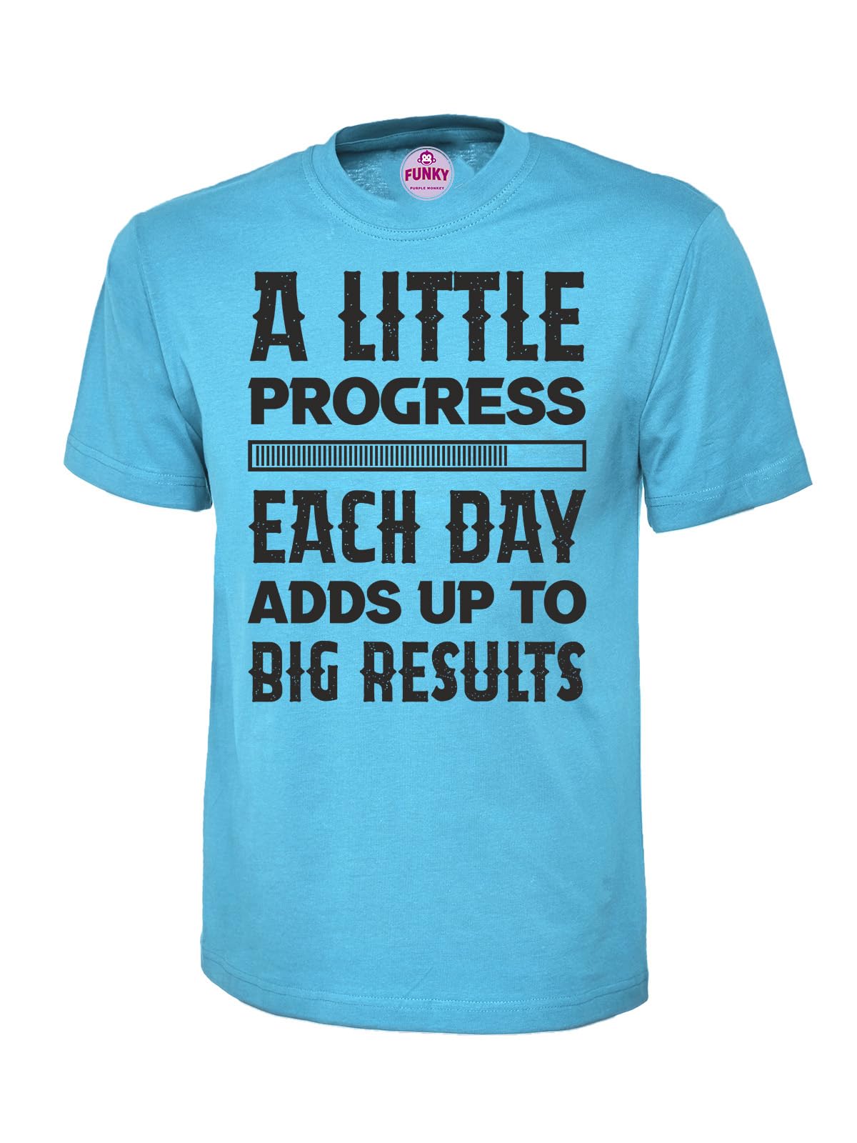 A Little Progress Each Day Inspirational Motivational T-Shirt, Graphic T-Shirt Design