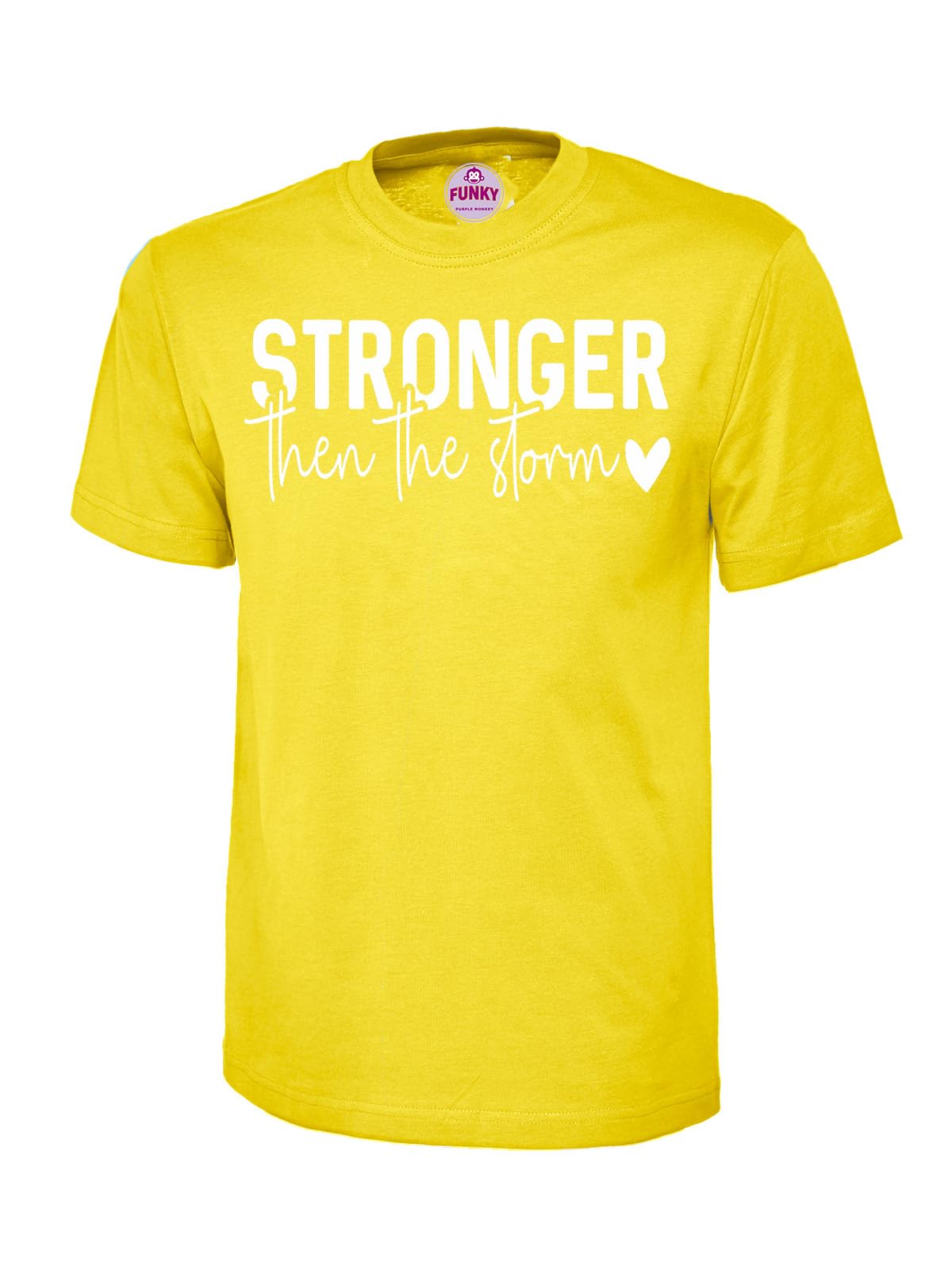 Stronger Than the Storm Inspirational Motivational T-Shirt, Graphic T-Shirt Design