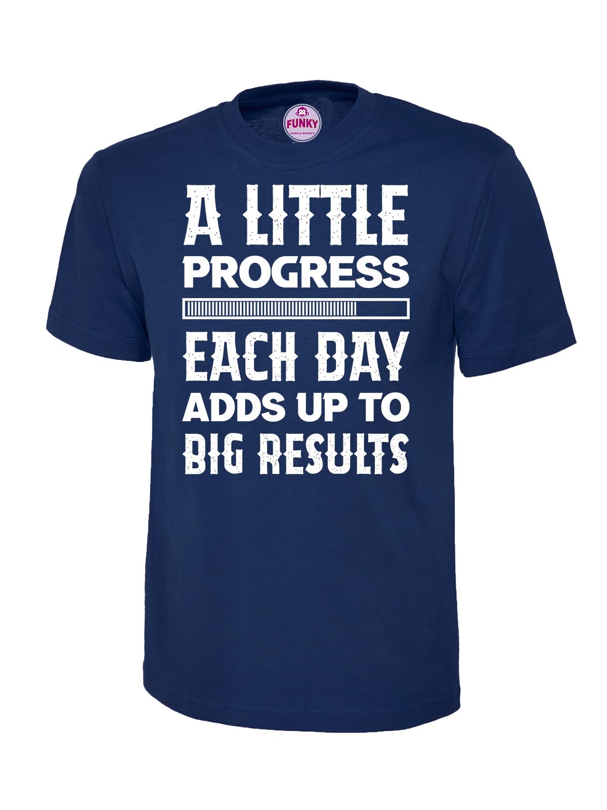 A Little Progress Each Day Inspirational Motivational T-Shirt, Graphic T-Shirt Design