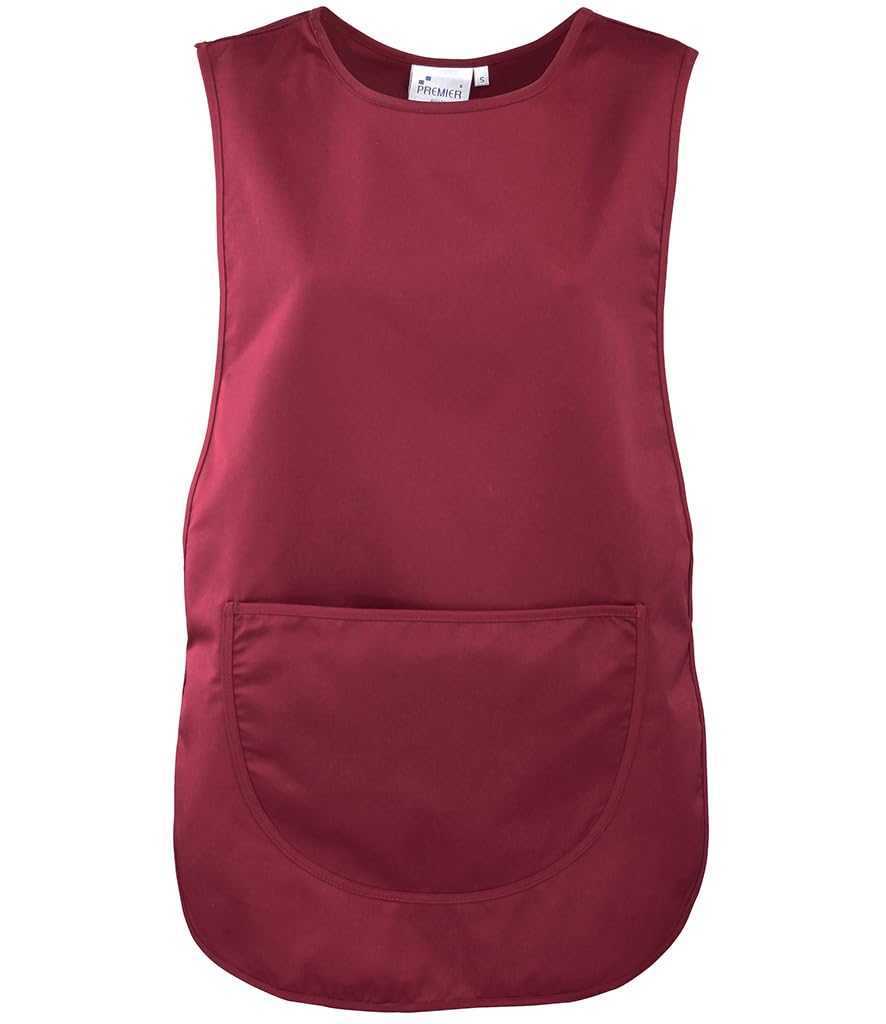 Personalised Custom Embroidered Ladies Pocket Tabard Workwear Bar Cleaning Apron Choice of colours