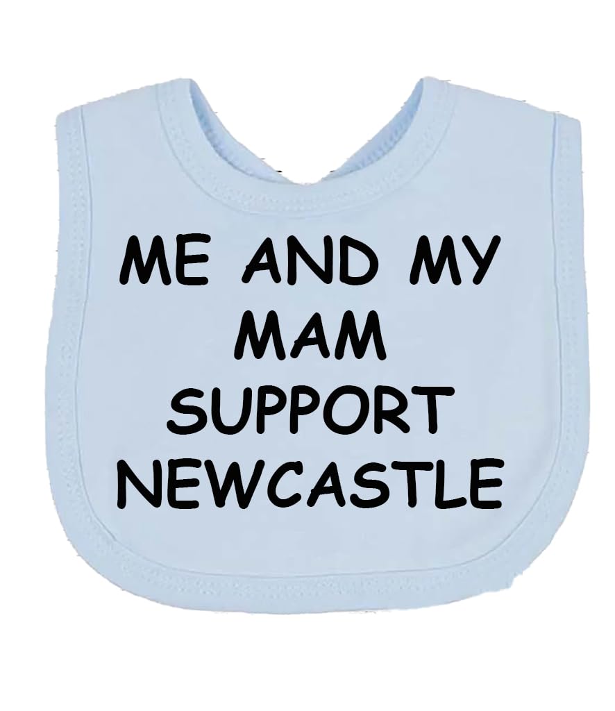 Me And My MAM Supports Baby NEWCASTLE Bib choice of colours