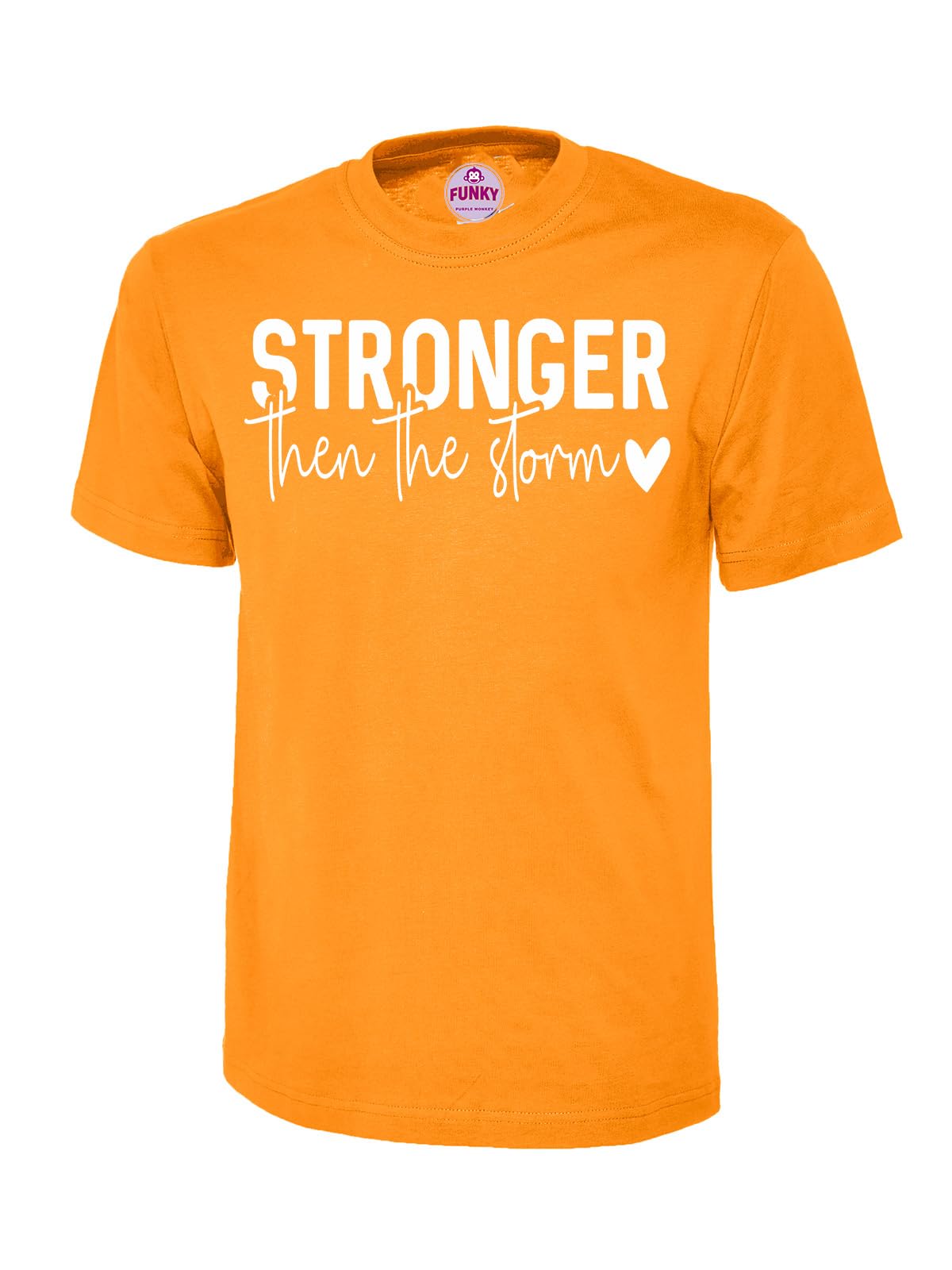 Stronger Than the Storm Inspirational Motivational T-Shirt, Graphic T-Shirt Design